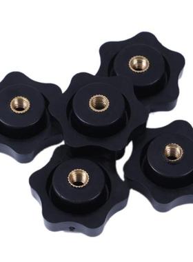 5pcs/lot M5 Plum Bakelite Hand Tighten Nuts Handle Thread St