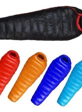 Duck Down Waterproof Camping Sleeping Bag Mummy Outdoor