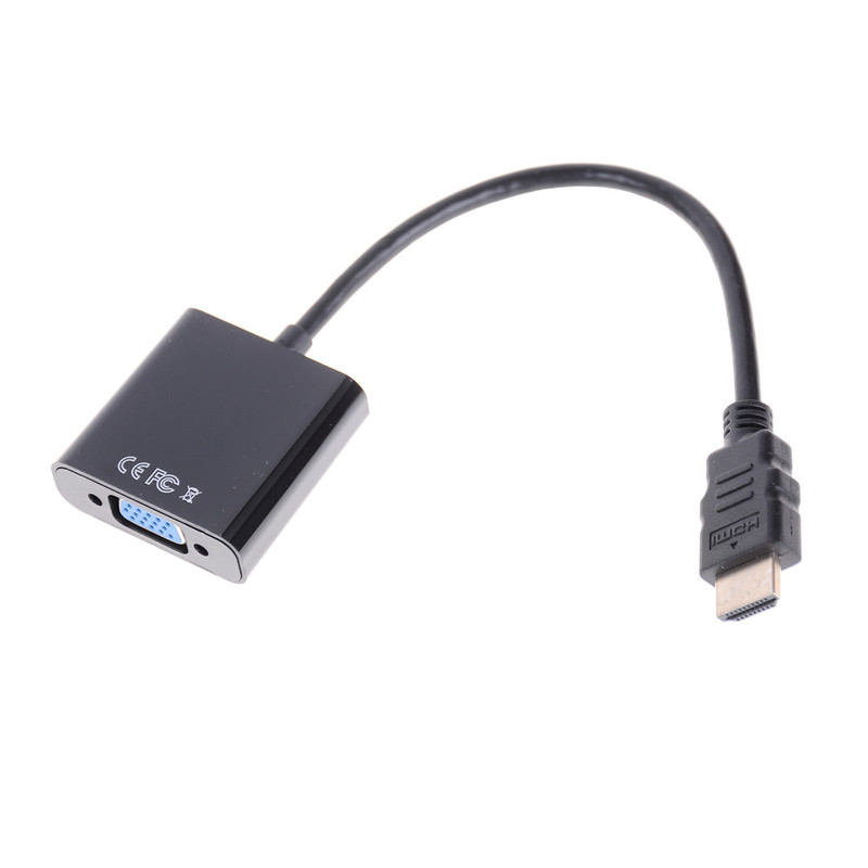 For PC Laptop Tablet HDMI to VGA Adapter Male To Famale Conv