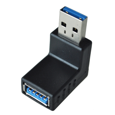 90 Degree USB 3.0 A Male to Female M/F Plug Adapter Connecto