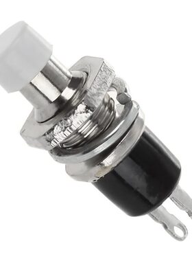 Miniature Momentary to Make Switch Mini SPST, White Qty: 1