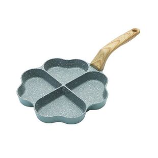 Heart Shape 4 Hole Egg Frying Pan Four Leaf Clover Egg Pan