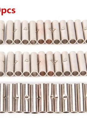 14-16AWG Uninsulated Butt Connectors Crimp Terminals High Qu