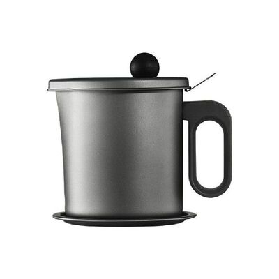 1.7L Stainless Steel With Strainer Oil Container Separator