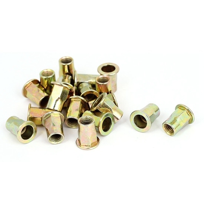 M8x18mm Half Hex Body Insert Rivets Nuts Nutserts Fasteners