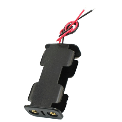 2Pcs Double Side Opening Frame 2 x 1.5V AA Battery Case Hold