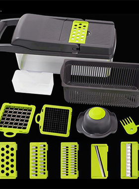 12pc/set 8 In1 Multifunctional Vegetable Cutter Potato