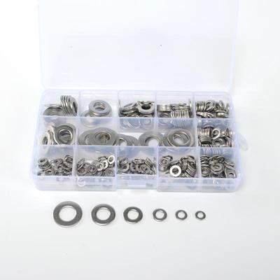 395pcs Assorted Piece A2 M4 M5 M6 M8 M10 M12 Form A Washers