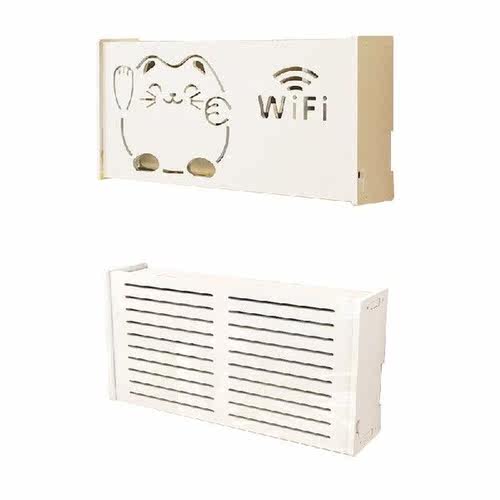 Wall Mounted Router Organizer with Seamless Nail Anti Fall