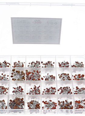 24Value/Box Ceramic Capacitor Assortment Kit 2PF-0.1UF 50V C