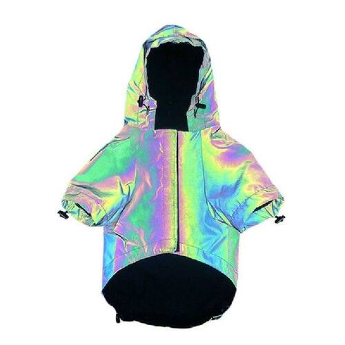 Pet Dogs Hoodie Fashion Reflective Dog Clothes for