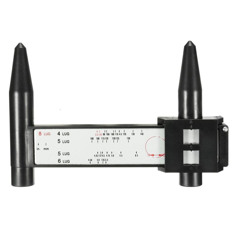 4 5 6 8 Lug ABS Wheel - Wheel Spacer Measuring Gauge Tool Ha