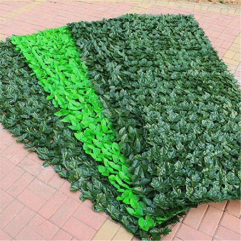 artificial privacy panels topiary hedge plant uv protection