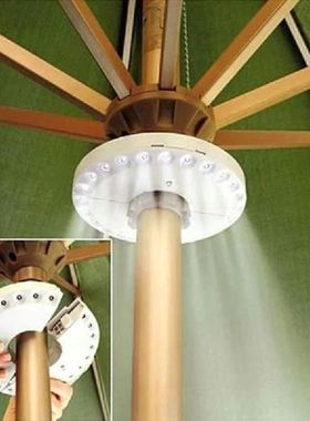 Patio Umbrella Light Tent Camp Light 28 Pole LEDs Lawn Lamp