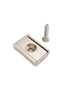 5PCS 20X13.5X5mm Square Super Strong Magnet One side With Ma