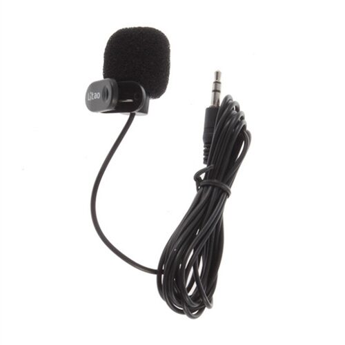 10Pcs Clip on Microphone Hands Free Clip on 3.5mm Mini Studi