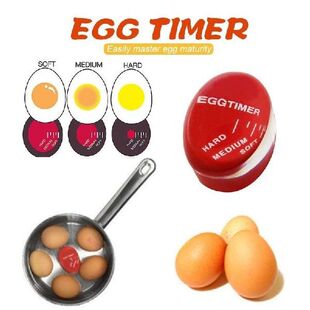 1Pcs Egg Timer for Boiling Eggs Color Soft Hard Boiled
