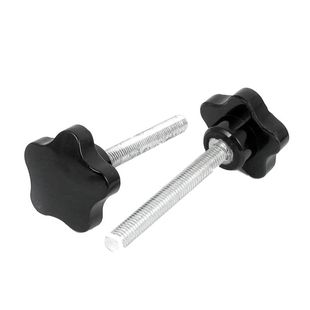 Star Threaded 50mm Screw Head M10x80mm 2pcs Male