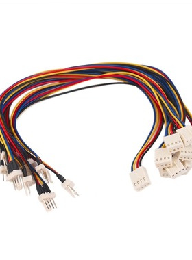 10 pcs 4 Pins Male To Female CPU Cooling Fan Extension Resis