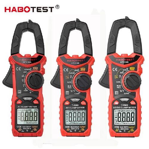 Pliers Ammeter AC DC Digital Clamp Meter NCV Amperometric