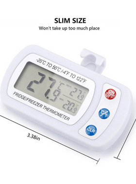 LCD Fridge Freezer Refrigerator Meter with Hanging Hook Term