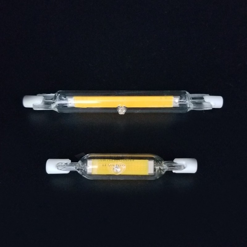 *R7S LED 118mm 78mm Dimmable COB Lamp Bulb Glass Tube 15W 40