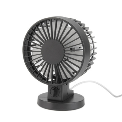Mini Blade Desk Mute Laptop PC USB Cooler Small Fan black