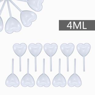50pcs/Set 4ML Plastic Pipettes Heart Shaped Squeeze Transfer