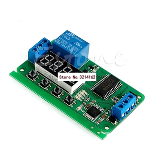 DC 12V Multifunction Self-lock Relay PLC Cycle Timer Module