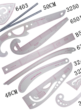 9PCS/SET Cutting Ruler Sewing Feet Tailor-Foot Put Yardstick