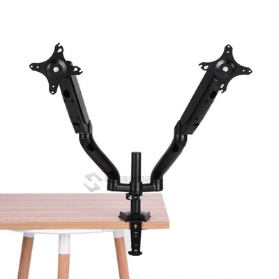 Dual LCD LED Monitor Desk Mount Stand Heavy Duty Holder Adju