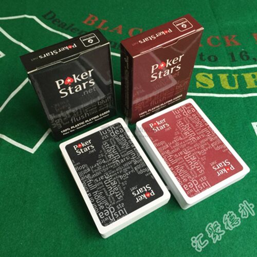 2/Lot Baccarat Texas Hold'em Plastic Playing Cards Water