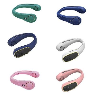 Wearable Portable USB Powered Neck Silent Fan 3 Speed