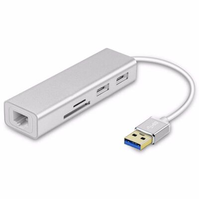 USB3.0 to RJ45 Gigabit Ethernet Adapter LAN Port USB 2.0 SD