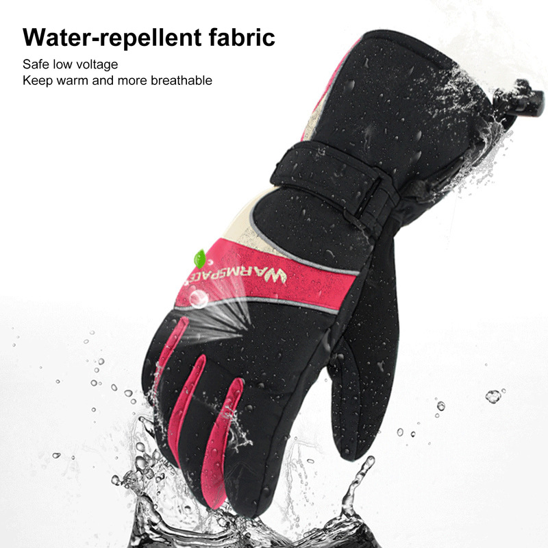 3.7V 3600MAH Outdoor Heated Gloves Safe Electric Heating