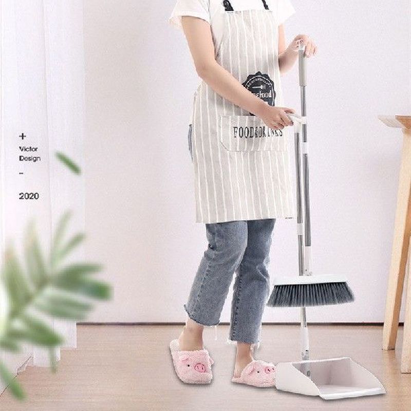 Broom and Scoop Set Folding Dustpan High-end Bathroom Water