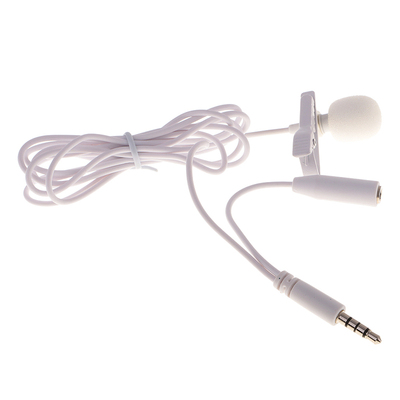 Tie Clip Lapel Lavalier Mic Microphone for phones PC Audio R