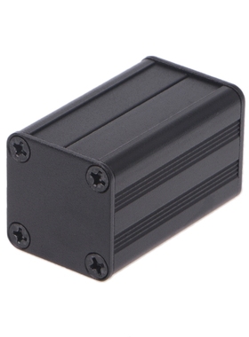 DIY Extruded Project Enclosure Case Black 40x25x25mm L15