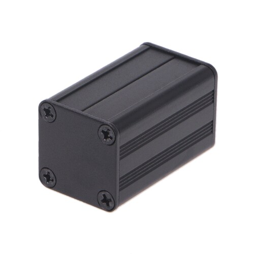 DIY Extruded Project Enclosure Case Black 40x25x25mm L15