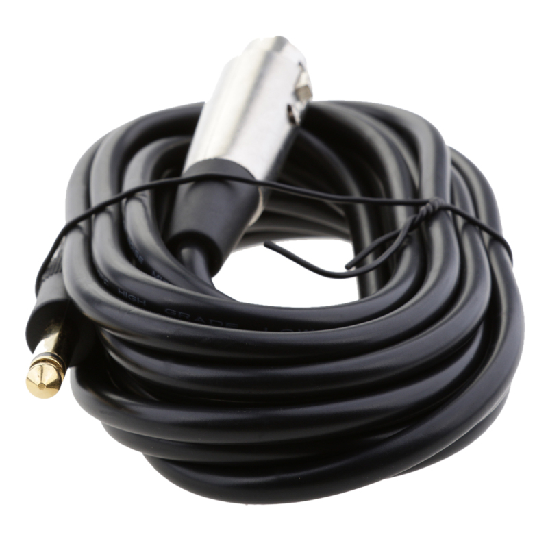 16FT XLR 3-Pin Female to 6.35mm Mono Plug Pro Audio Cable Mi