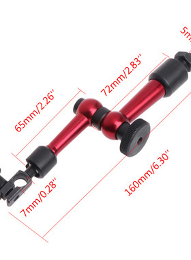 M5 Flexible Metal Base Holder Stand For Dial Indicator New
