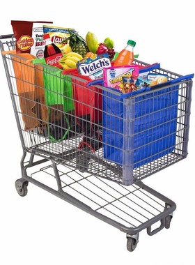 Dropship 4pcs/Set Reusable Cart Trolley Supermarket