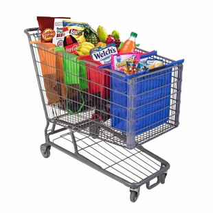 Dropship 4pcs/Set Reusable Cart Trolley Supermarket