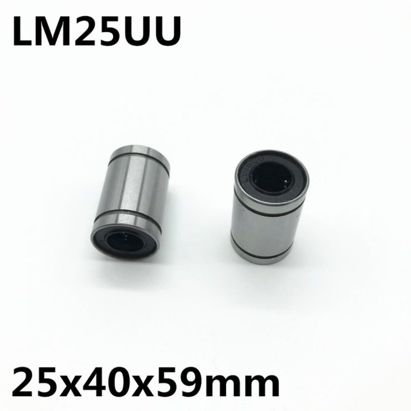 5pcs LM25UU ball bearing inner diameter 25x40x59mm guide lin