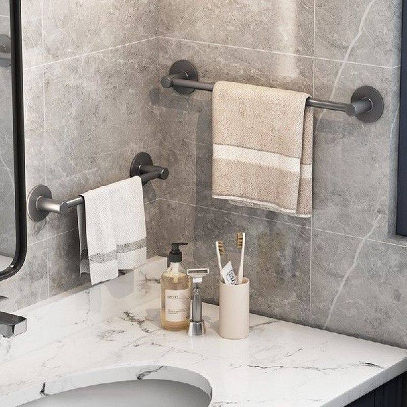 gray towel rack bathroom towel holder multifunctional wall