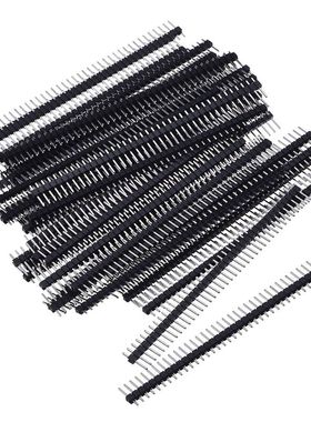 50 Pack Single Row 40 Pin 2.54 mm Male Pin Header Connector
