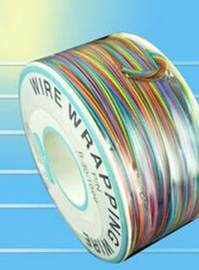 One Roll 8 Colors 30AWG Wire Wrapping Wire Tinned Copper Sol