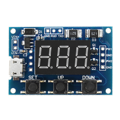 2 Channel PWM Generator Pulse Frequency Duty Cycle Wave Rect