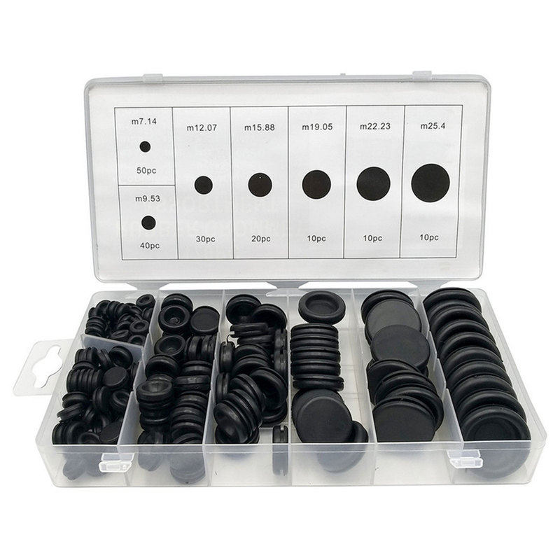 170pcs rubber grommets assortment firewall hole plug electri