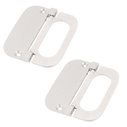 Cupboard Drawer Flush Mount Door Pull Handle 2pcs